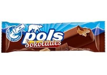 Pols šokolādes saldējums šokolādes glazūrā 120 ml / 75 g